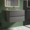 Bathroom Vanity with Sink, Modern Floating Vanity with Double Soft Closing Drawers, Large Storage for Small Space