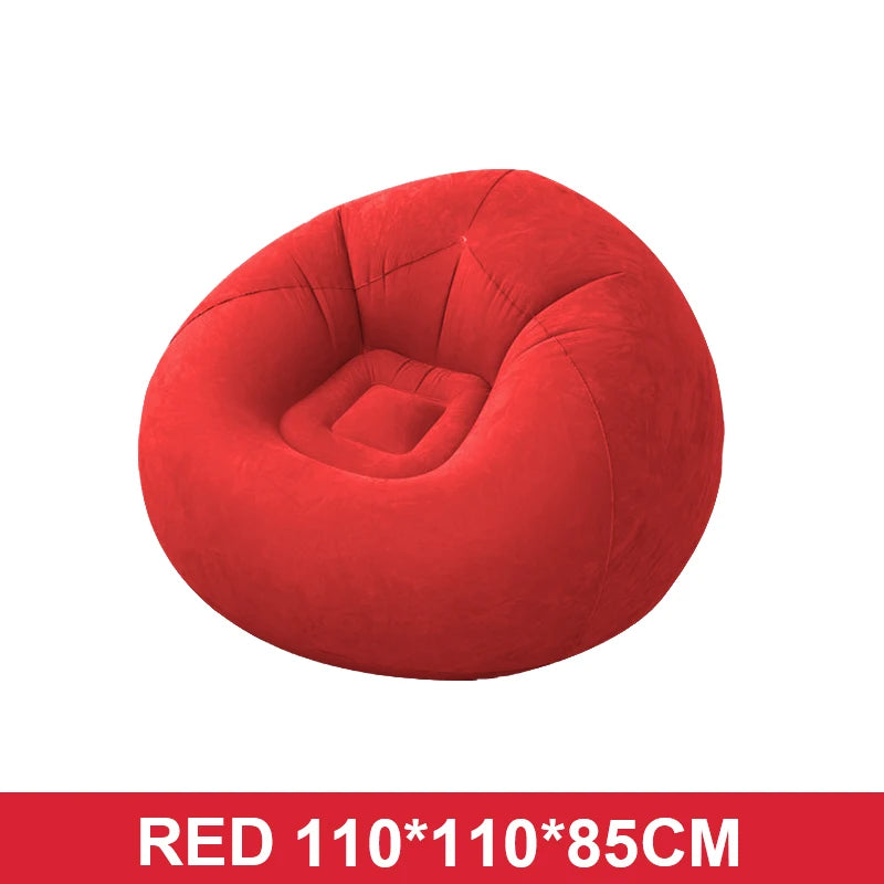 Lazy Inflatable Sofa Chairs thickened  PVC Lounger Seat  Tatami  Bean Bag Sofas For living room Leisure Sofa Furniture Chairs